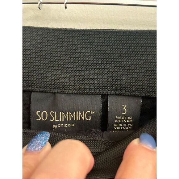 EUC Chico's So Slimming Lace Pattern size 3 (large / 16) - Picture 6 of 10
